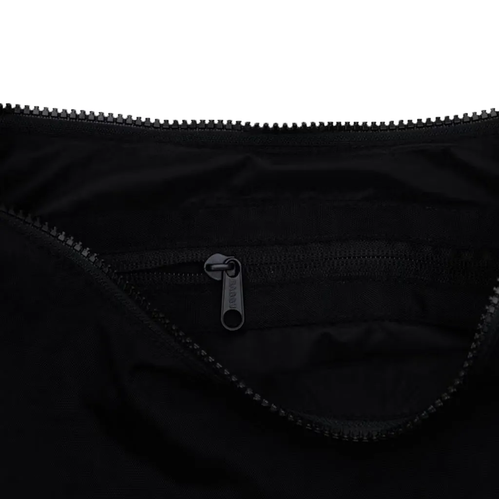 Baggu Medium Nylon Crescent Bag, Black (47Inch Strap)