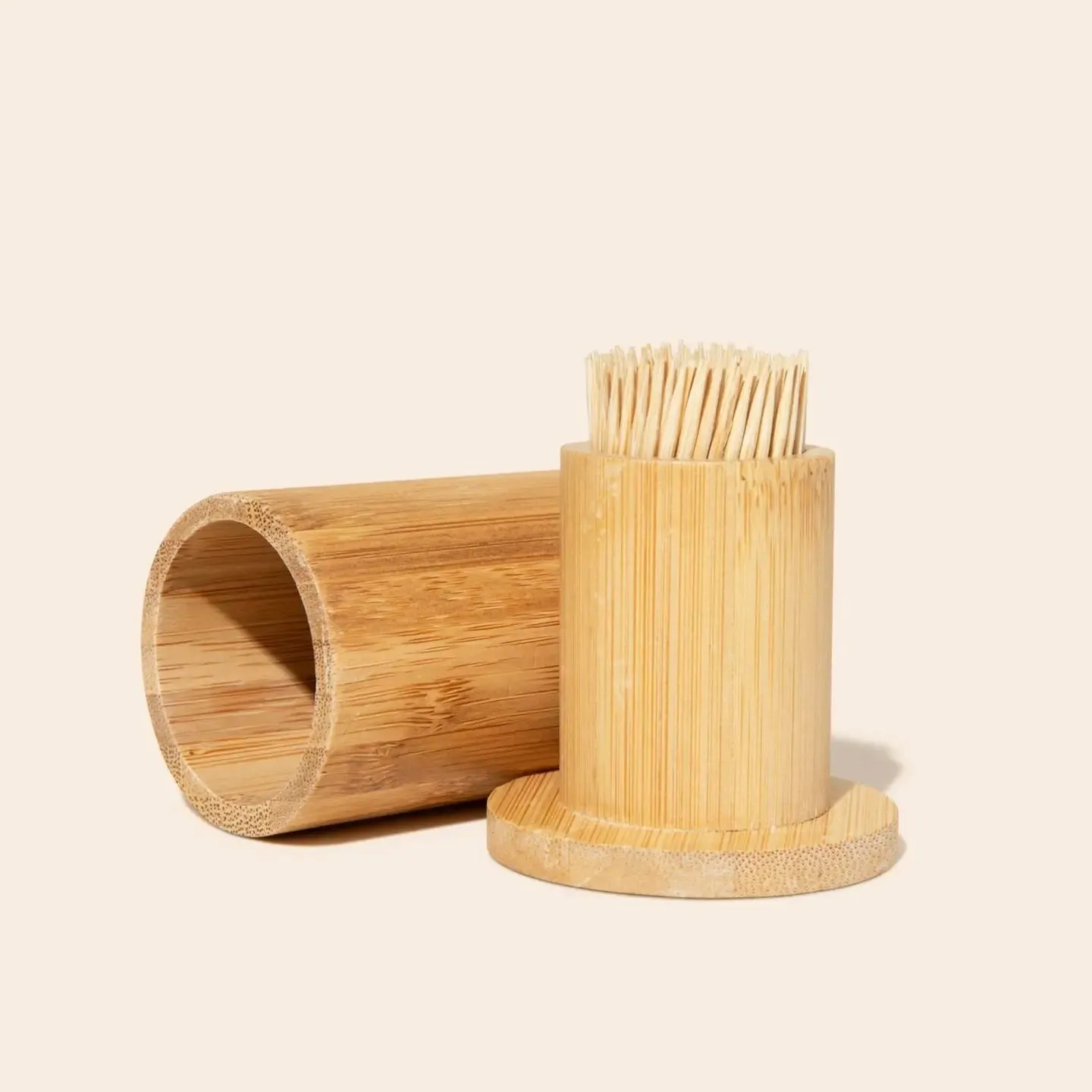 Bamboo Toothpick Holder