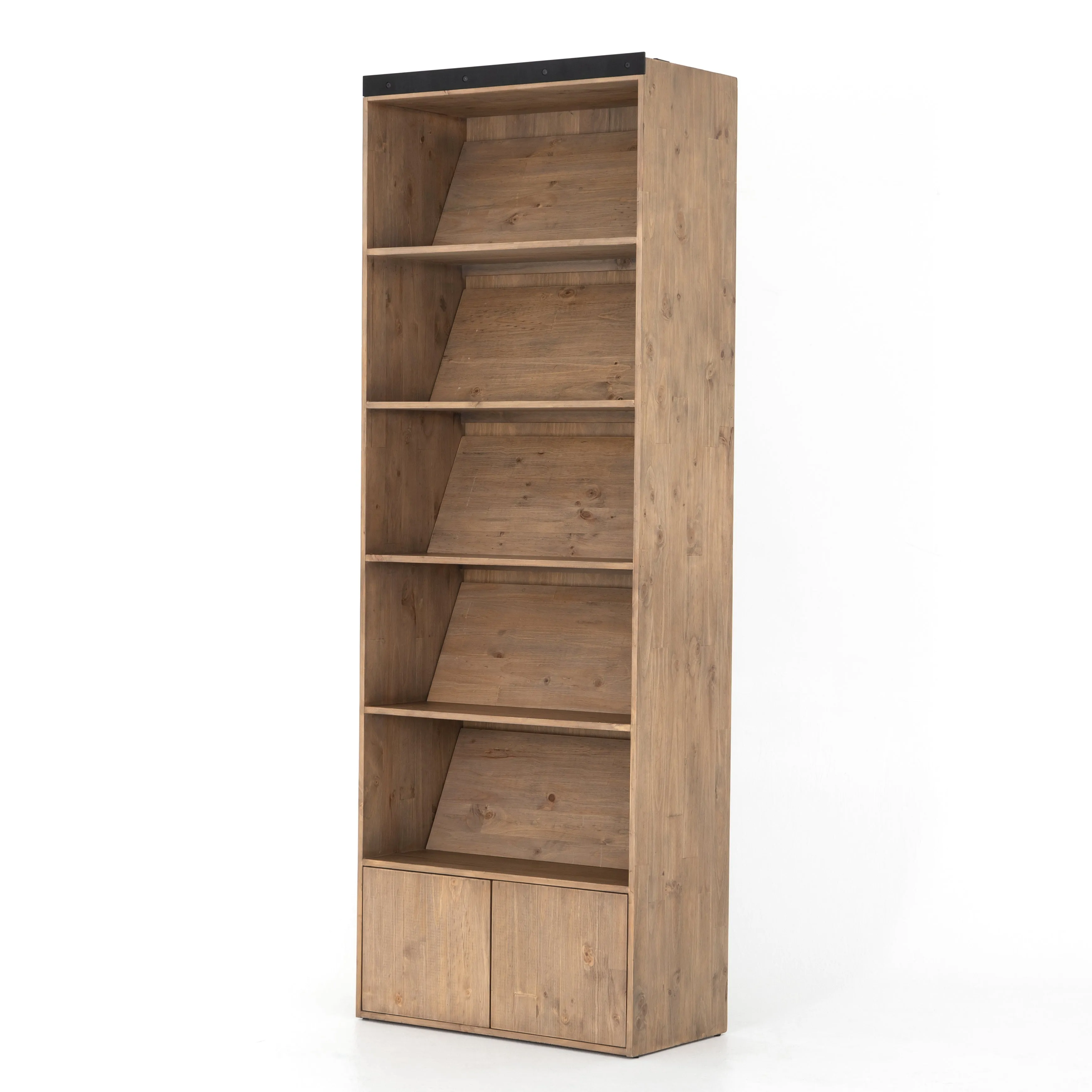 Bane Bookshelf - Smoked Pine