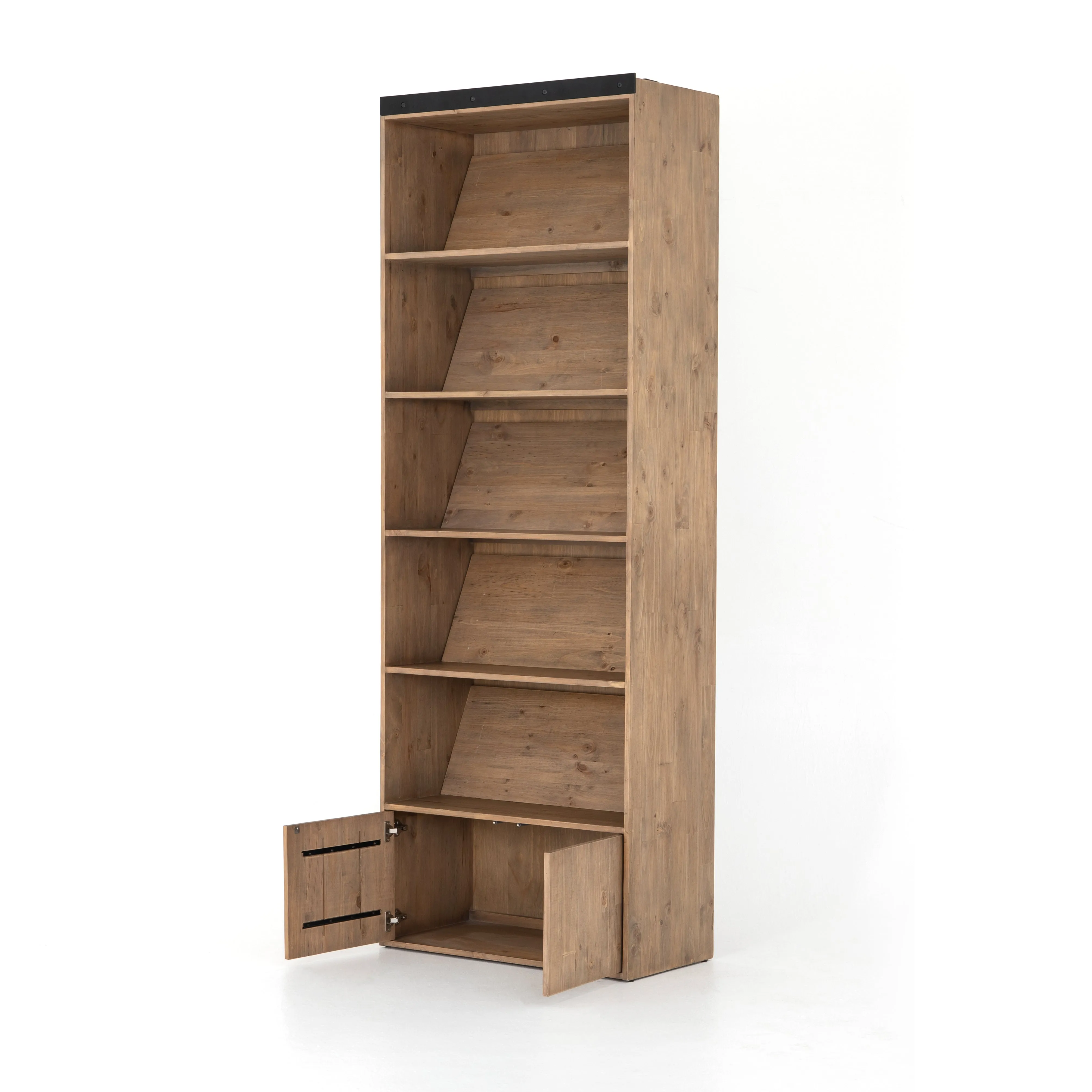 Bane Bookshelf - Smoked Pine