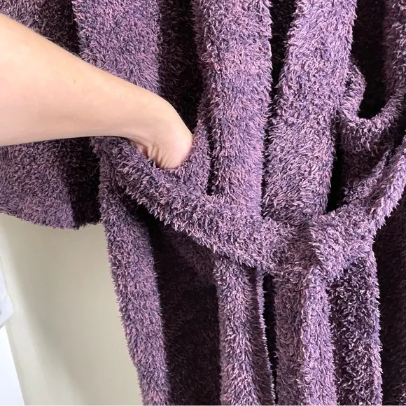 Barefoot Dreams CozyChic Robe Purple size S/M (1)