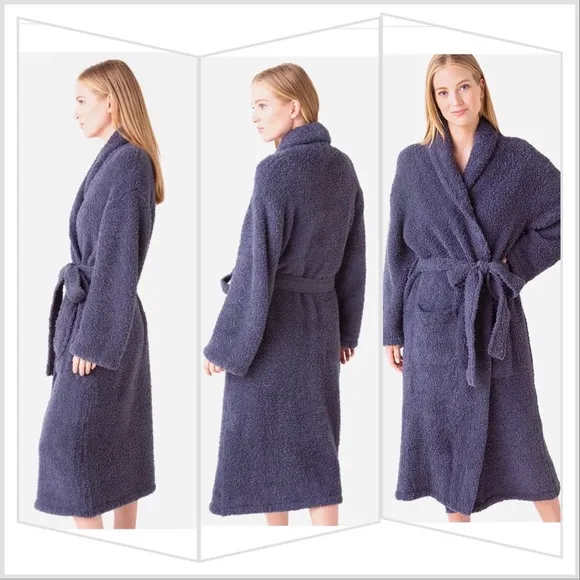 Barefoot Dreams CozyChic Robe Purple size S/M (1)