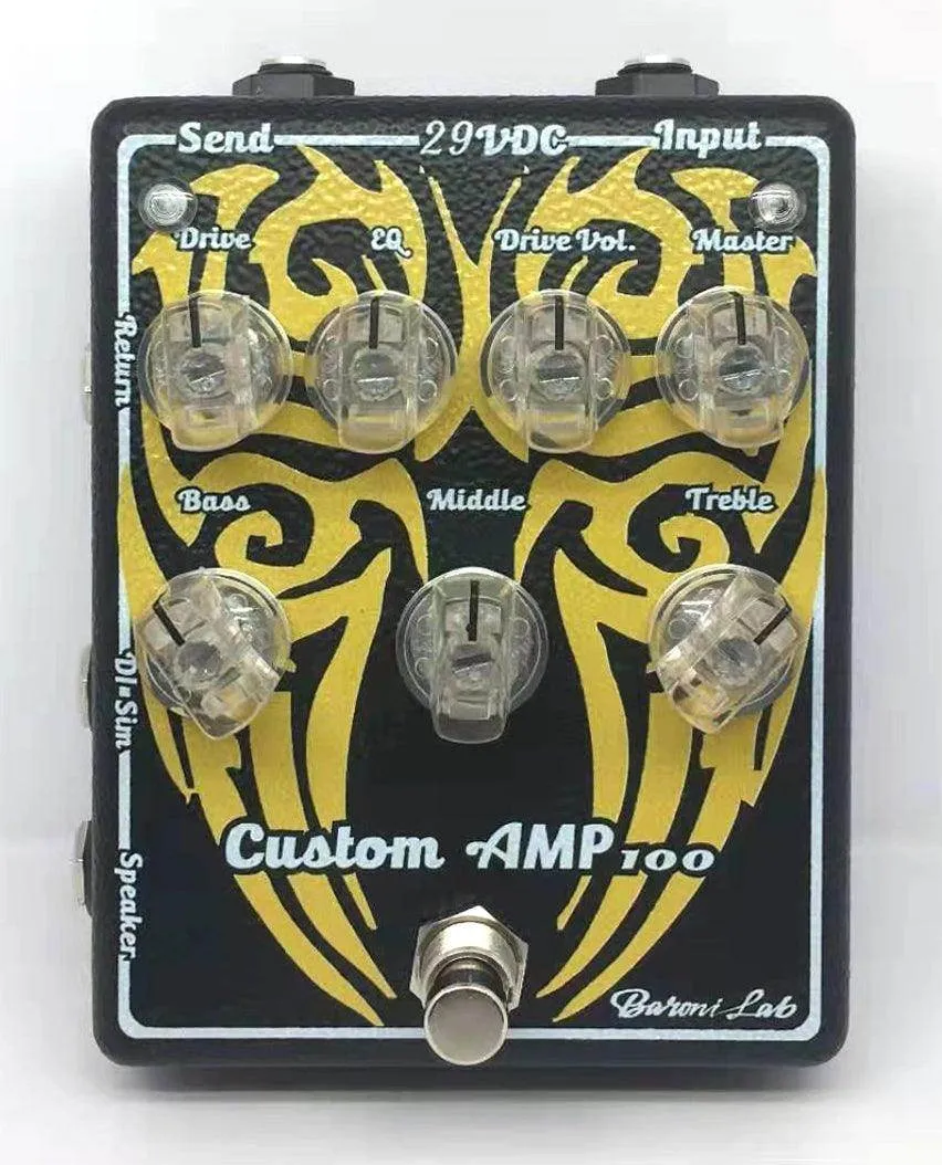 Baroni Miniamp 100W RMS (Stompbox Guitar Amp)