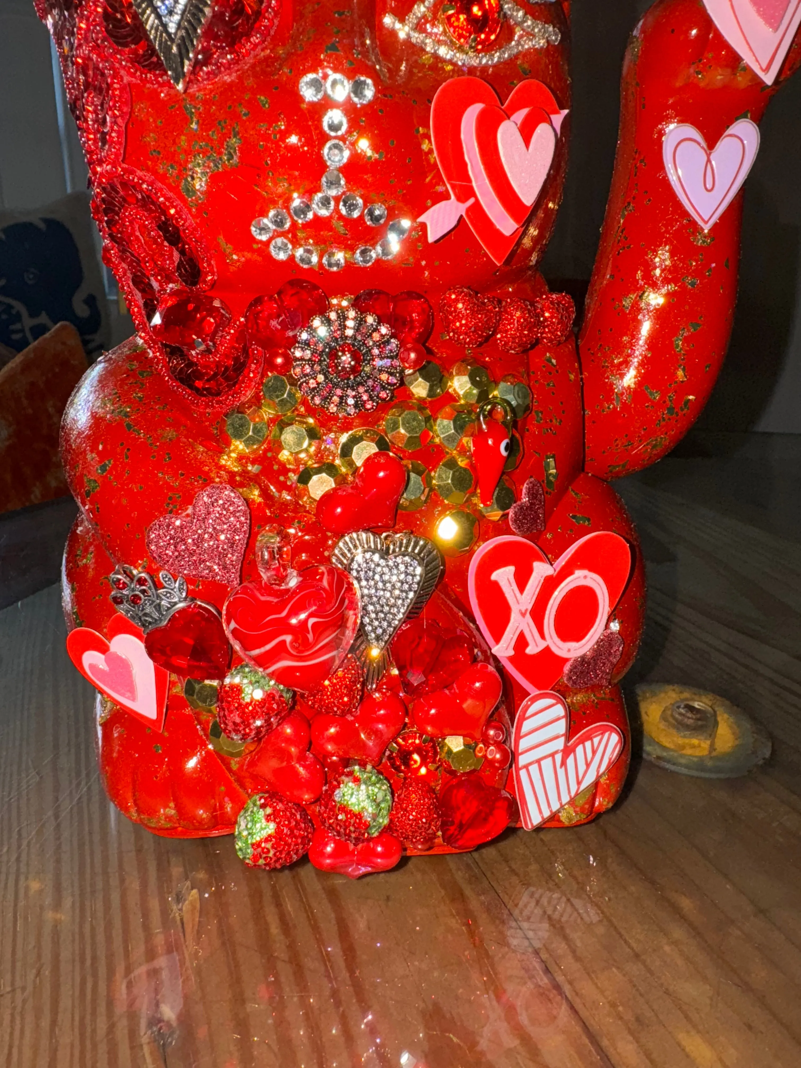 Bedazzled Maneki Nekos Lost in Love Lucky Cat