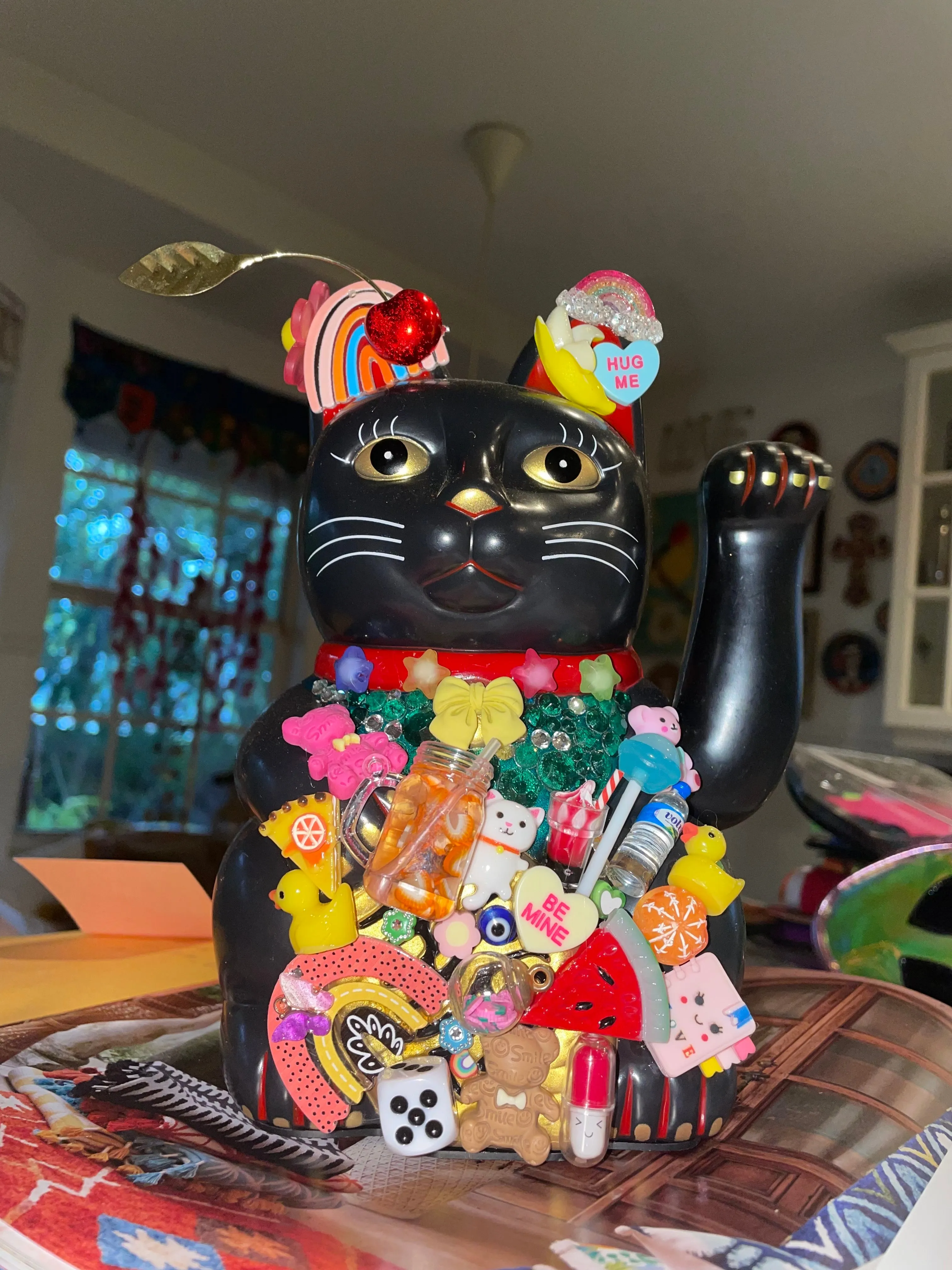 Bedazzled Maneki Nekos Lucky Cat