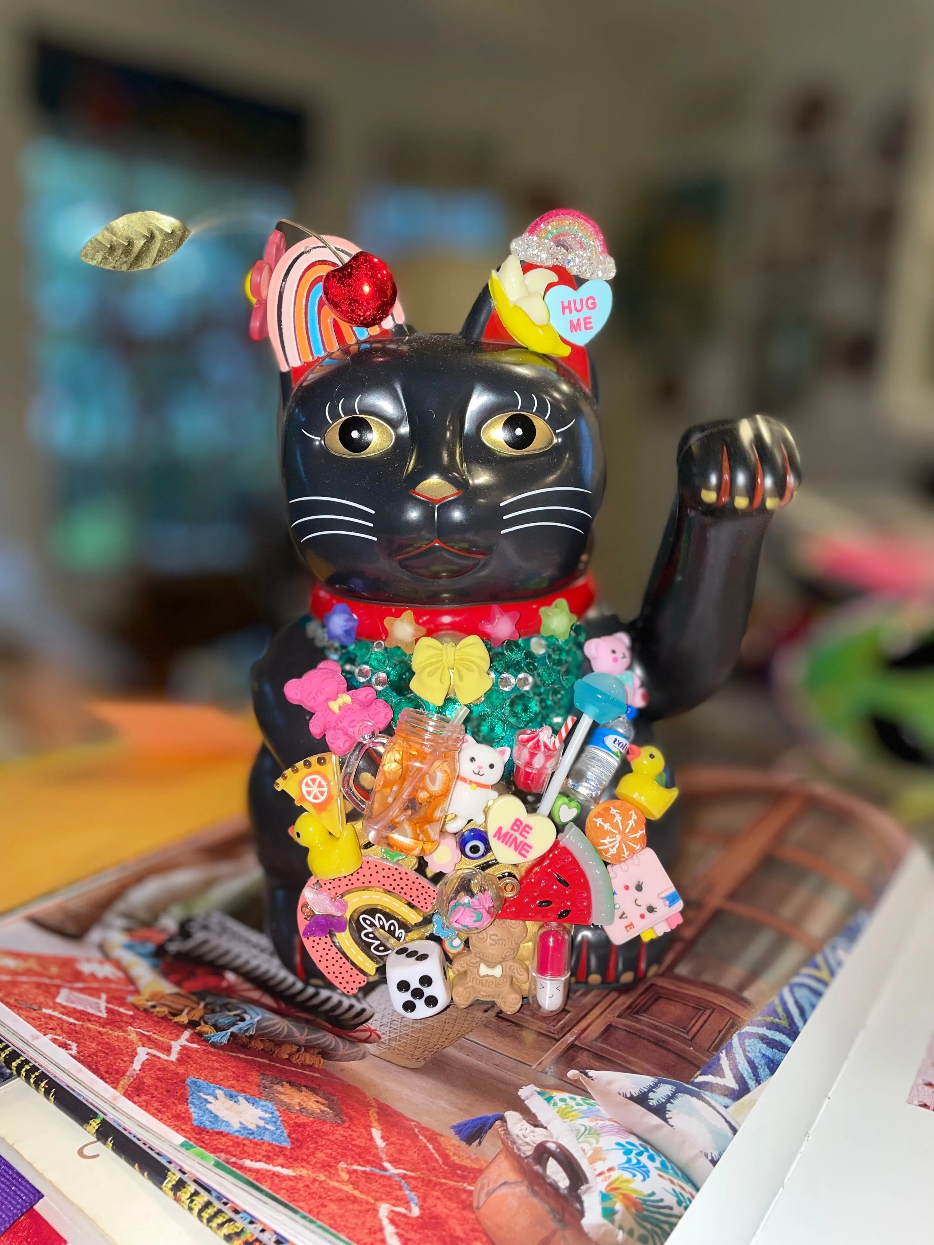 Bedazzled Maneki Nekos Lucky Cat