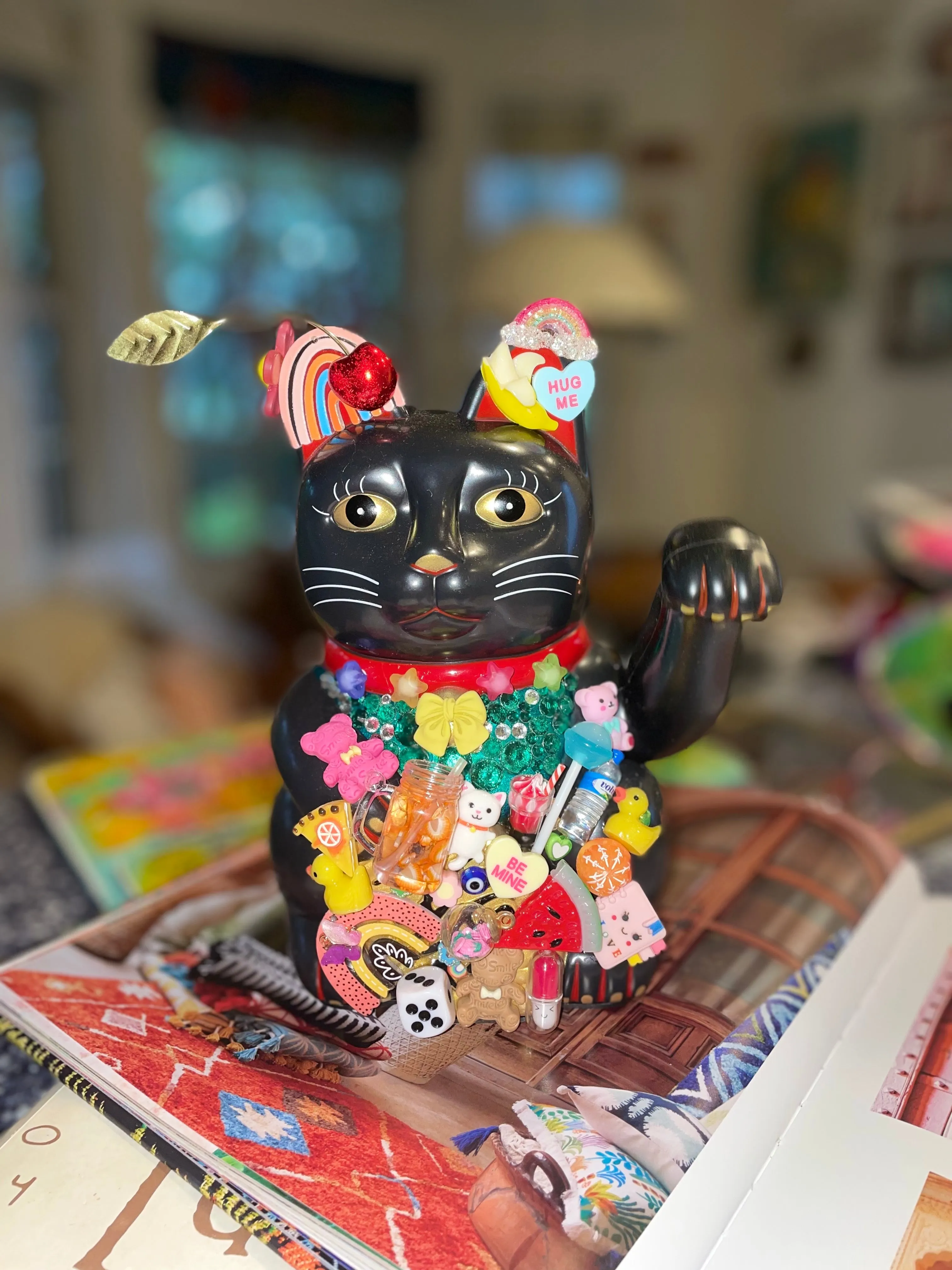 Bedazzled Maneki Nekos Lucky Cat