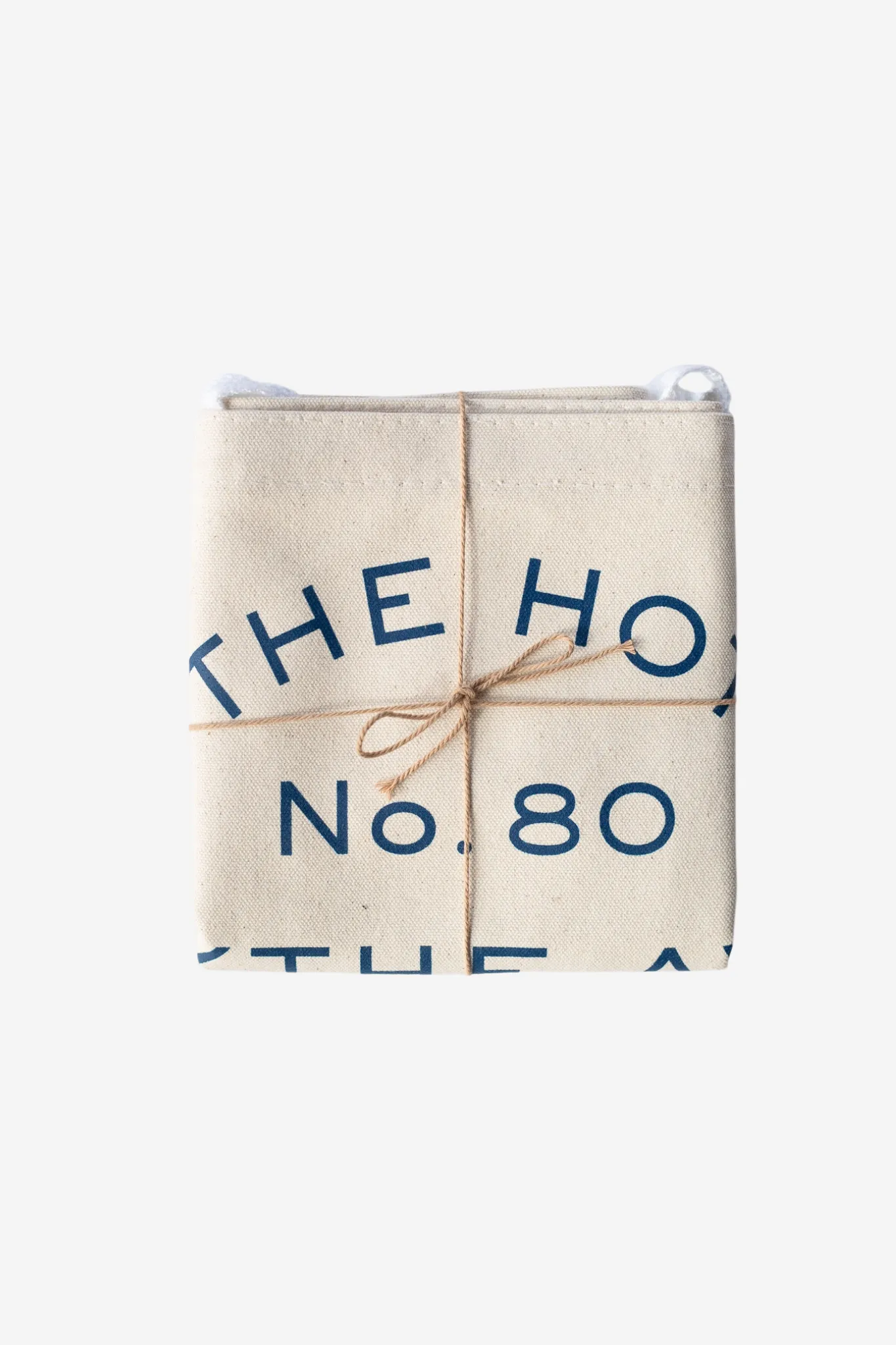 BEIGE & BLUE WYTHE TOTE