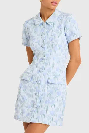 Belmont Dress (Flores Brocade)