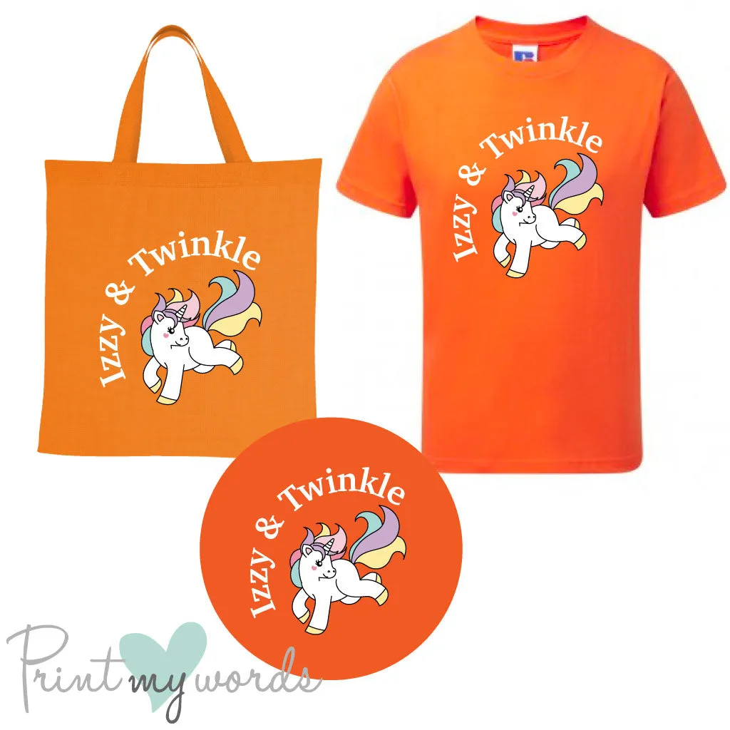 'Bexley' Children's Personalised Matching Equestrian Set - Unicorn Design