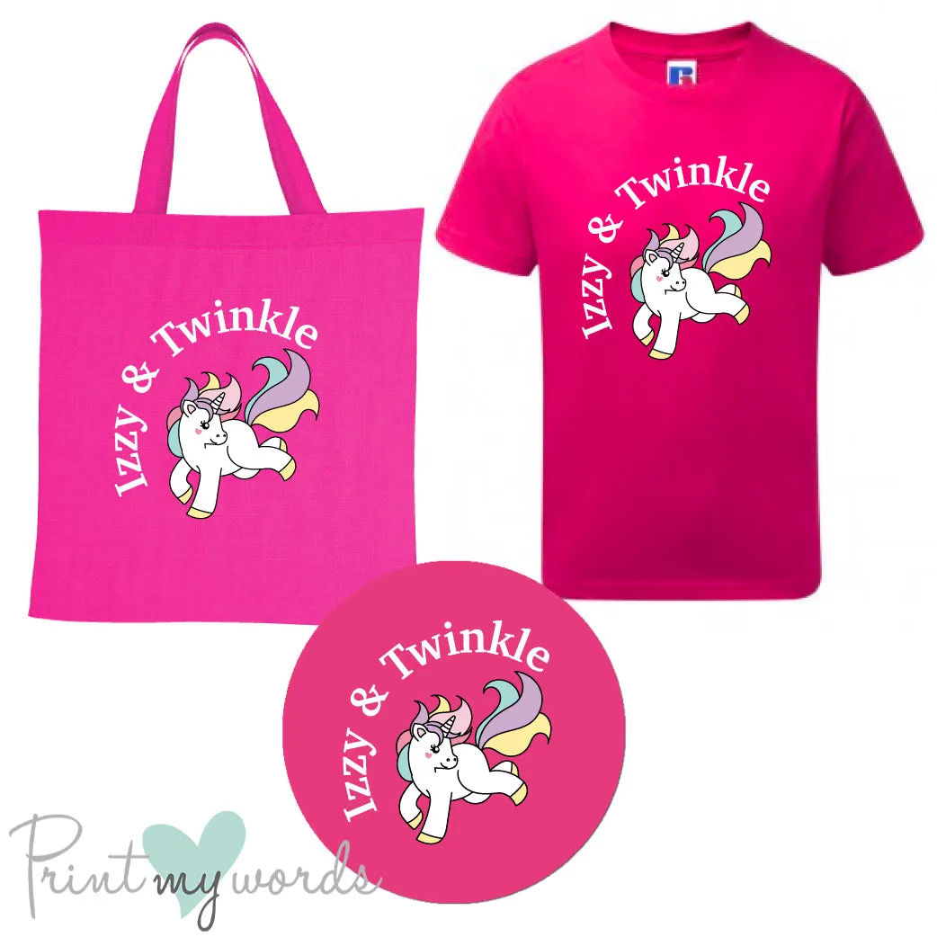'Bexley' Children's Personalised Matching Equestrian Set - Unicorn Design