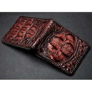 Big Hornback Crocodile Mens Wallets
