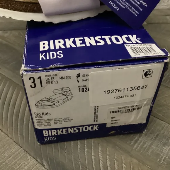 Birkenstock Kids' Rio Sandal, size 13-13.5US / 31EU
