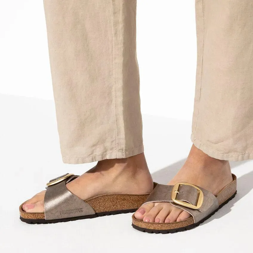 Birkenstock Madrid Big Buckle Birko-Flor Graceful Taupe