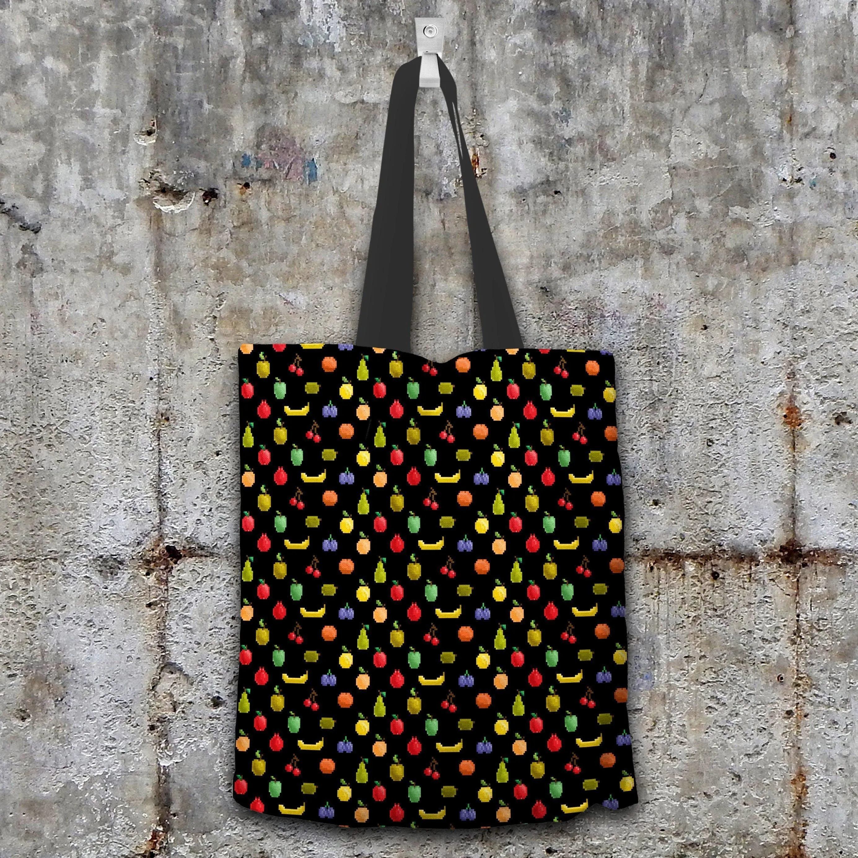 Bitmap Fruit Tote Bag