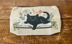 Black Cat Book Lover Carry-All Bag