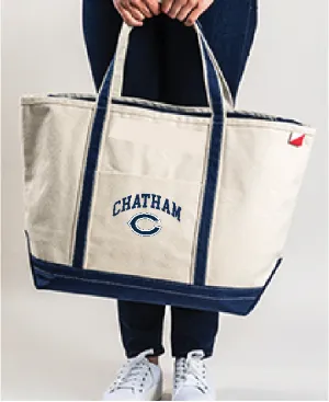BLUE 22 Large Zipper Tote