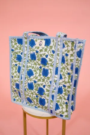 Blue Ivy Quilted Tote Bag