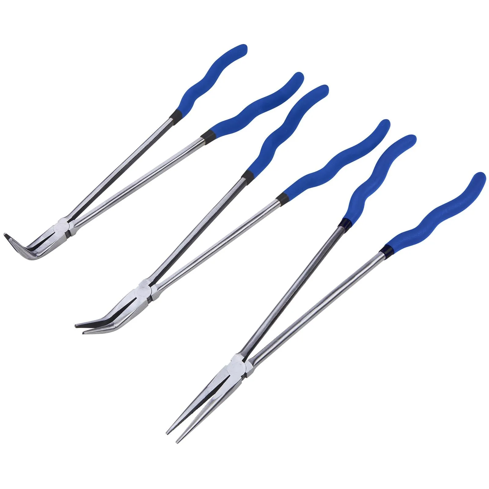 BlueSpot Long Nose Pliers In Wallet 400mm (16") 3 Piece