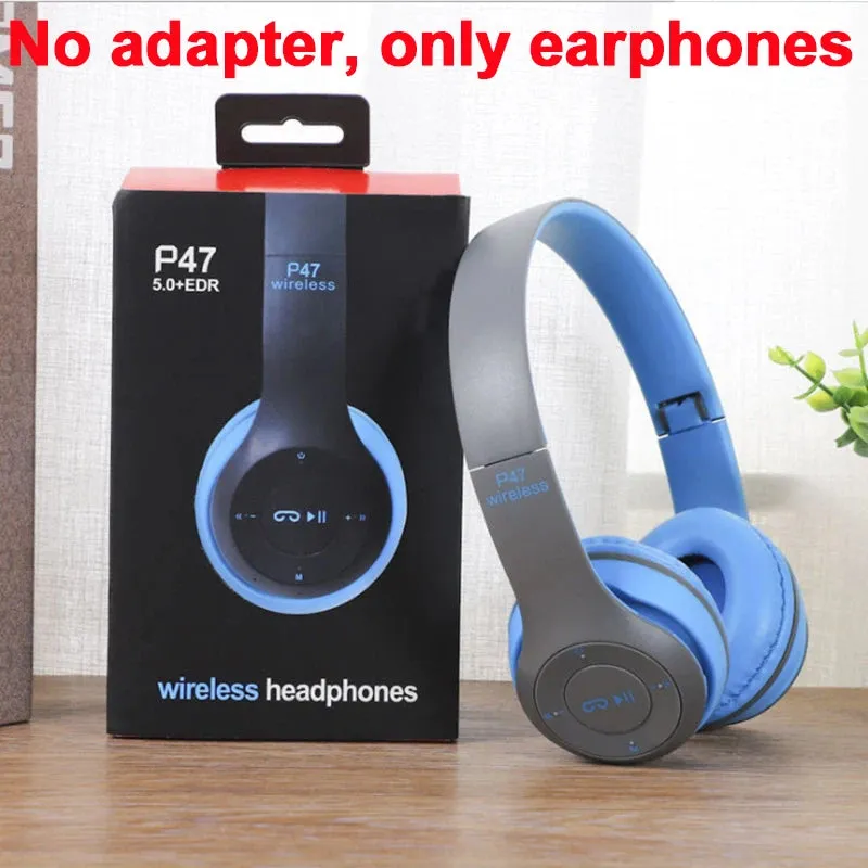 Bluetooth 5.0 Wireless Headphones Foldable HIFI Stereo Bass headphone Kids Girls Helmet Gift With Mic for Mobile TV Gaming