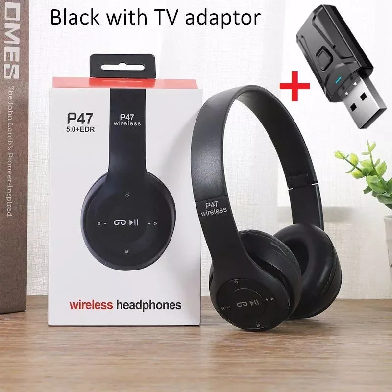 Bluetooth 5.0 Wireless Headphones Foldable HIFI Stereo Bass headphone Kids Girls Helmet Gift With Mic for Mobile TV Gaming