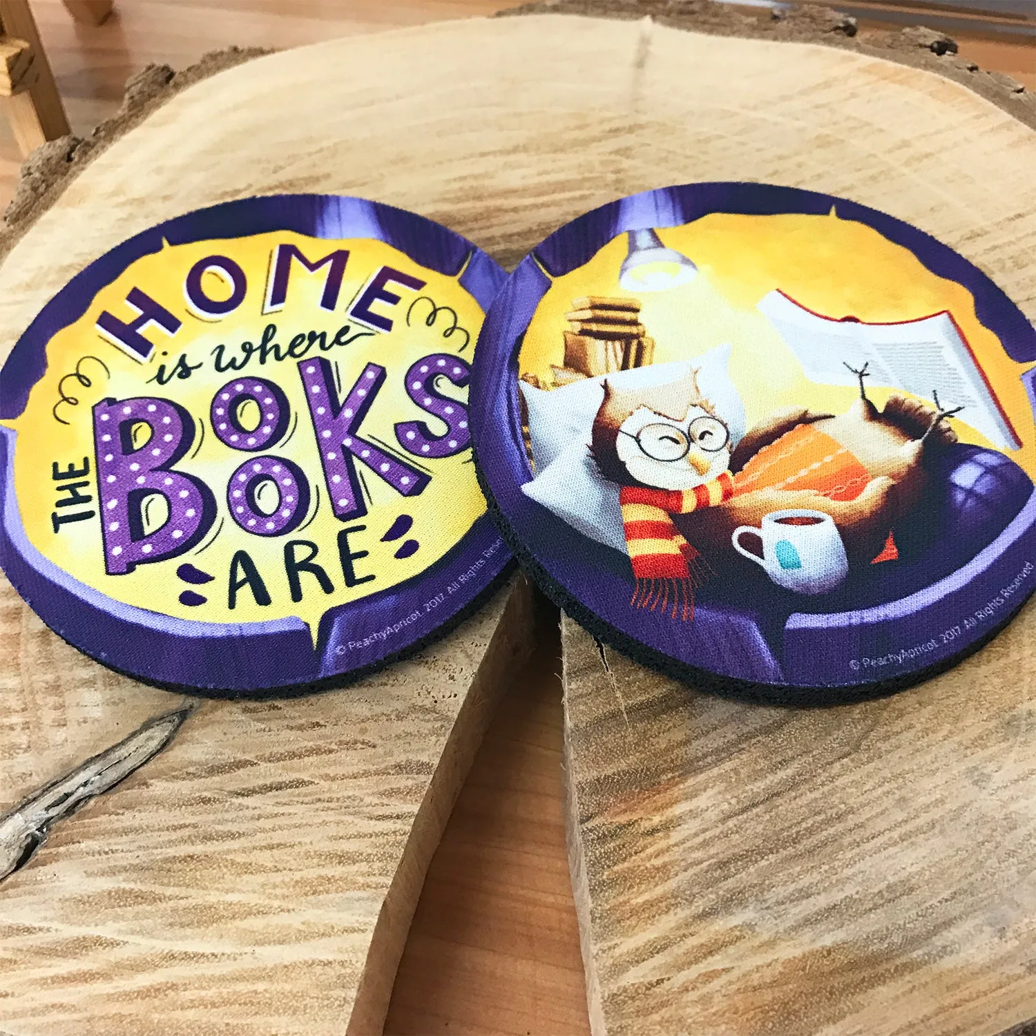 Book coaster set