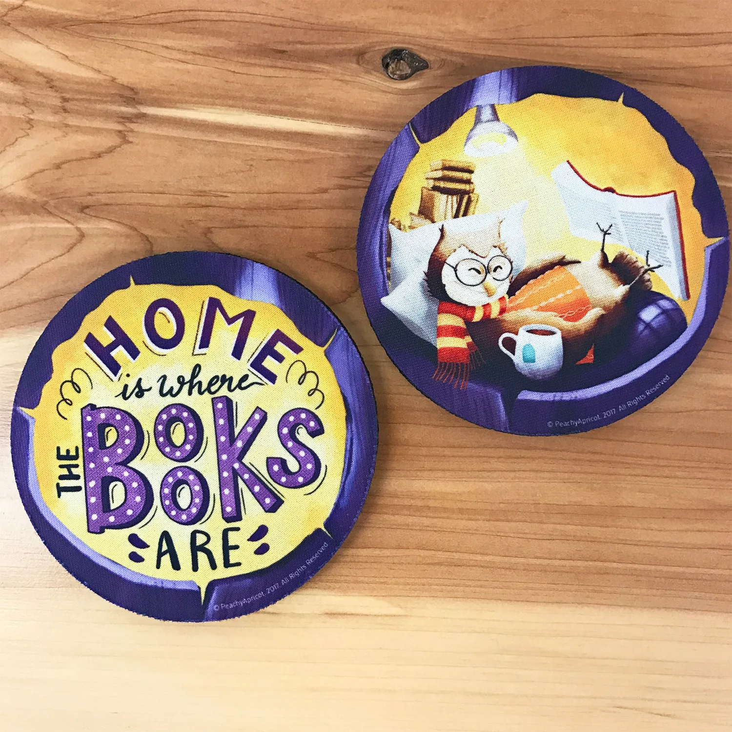 Book coaster set
