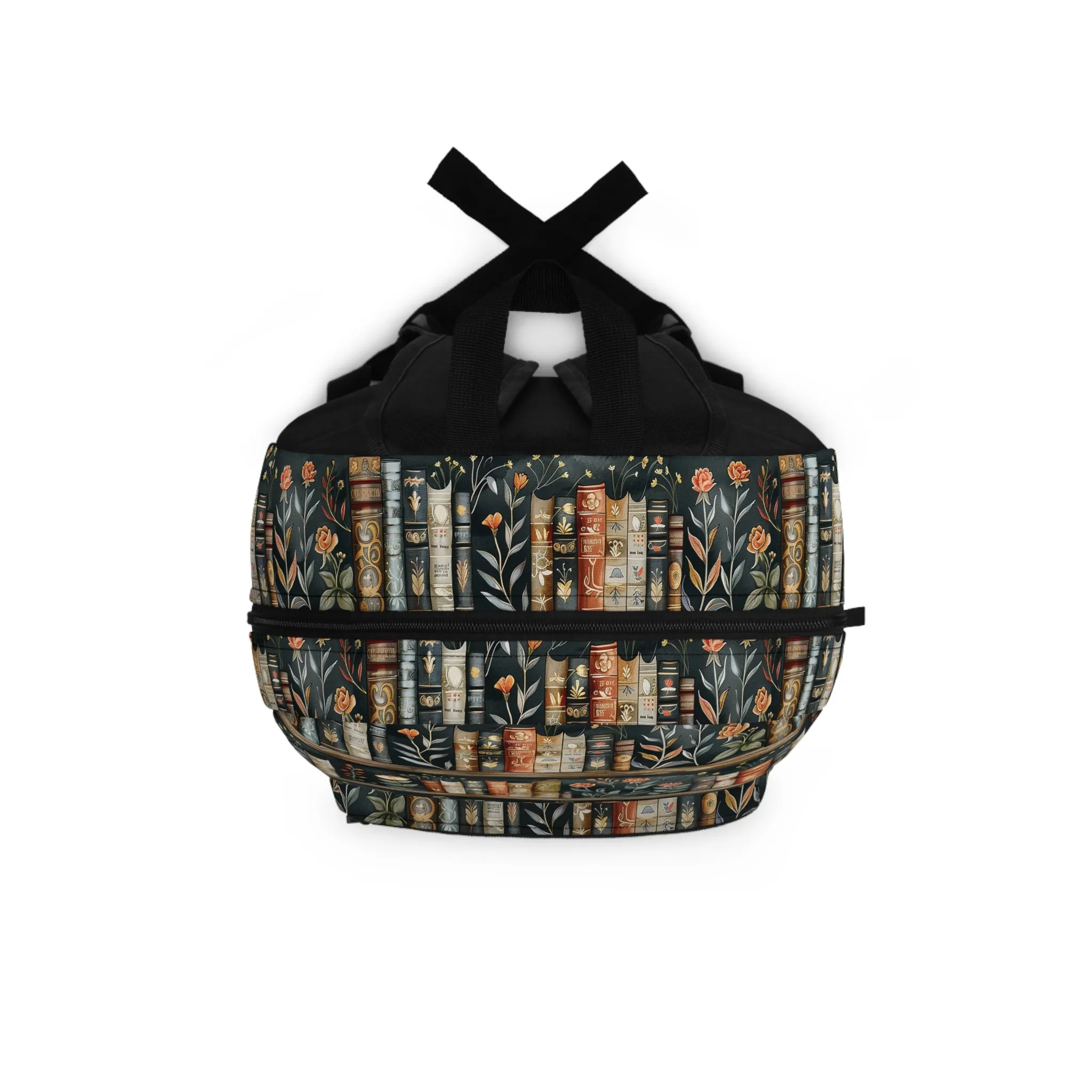 Book Lovers Backpack for School With Tablet Compartment inside Waterproof Padded back Gift for Wildflowers Lovers,