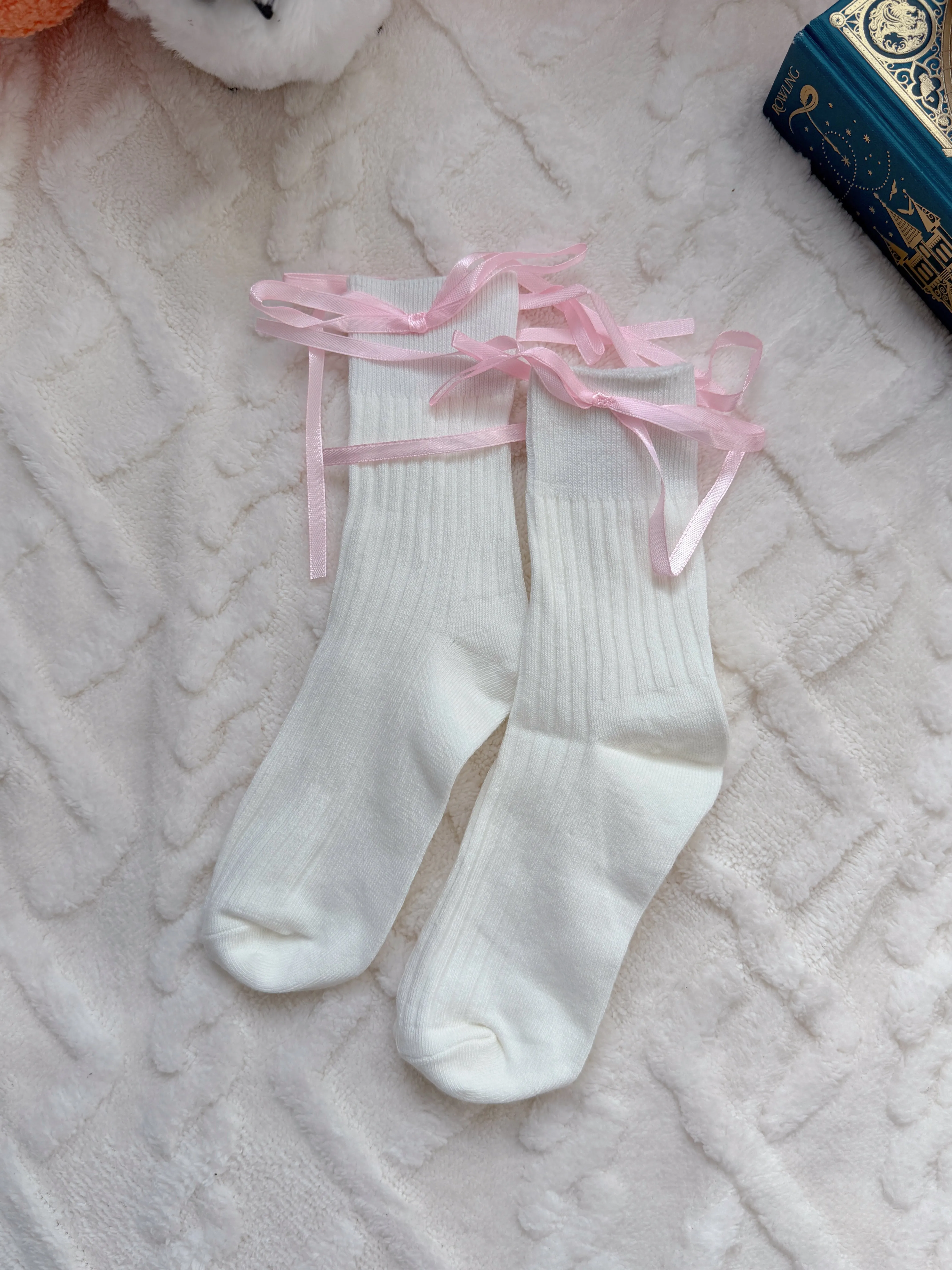 Bookish Belle Bow Socks