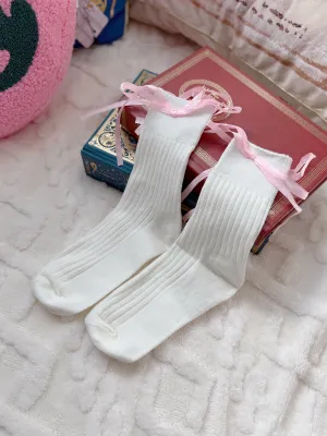 Bookish Belle Bow Socks