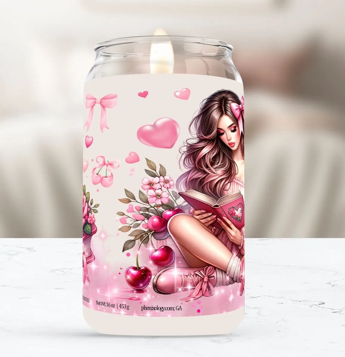Bookish Girly Soy Candle