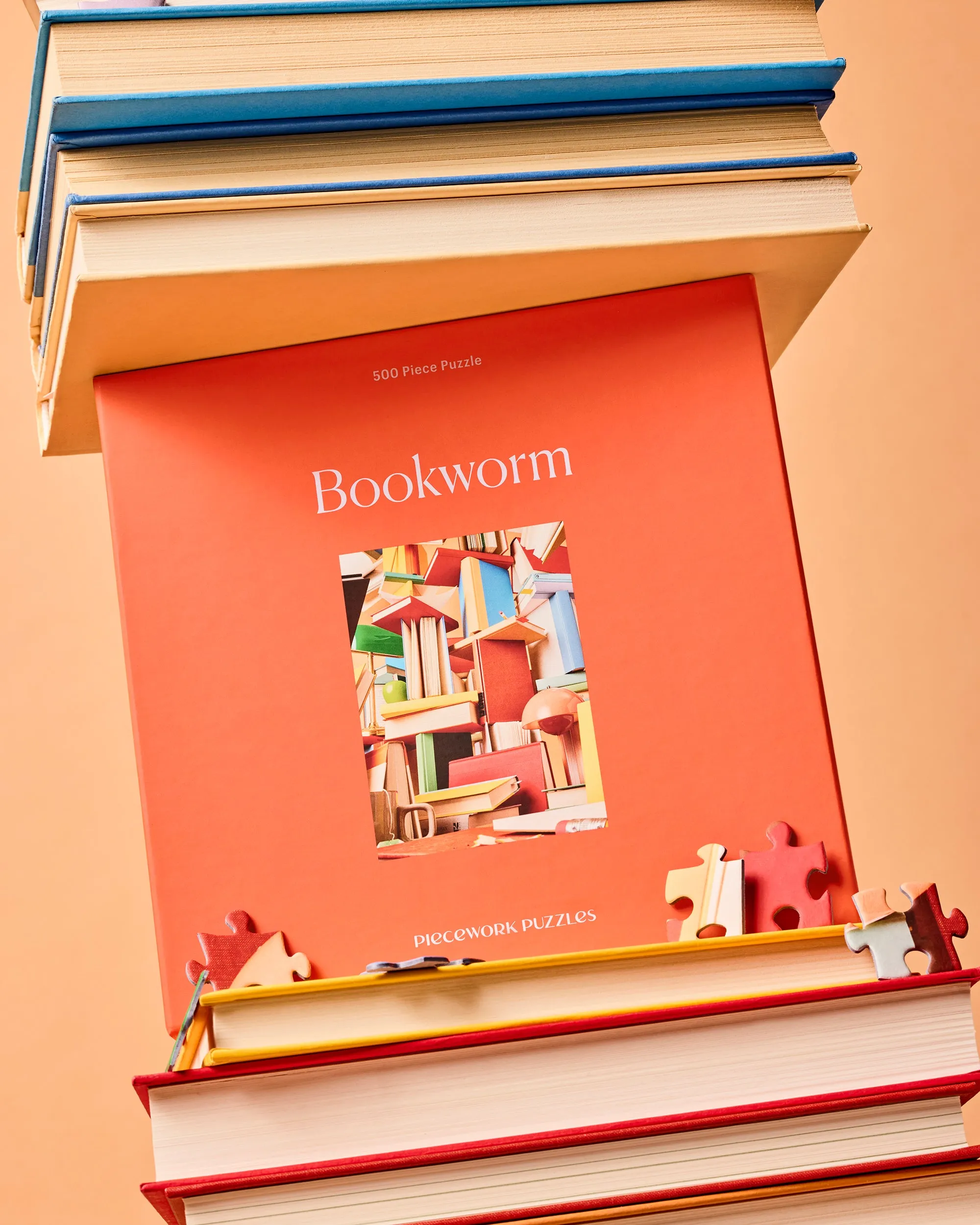 Bookworm Puzzle - 500 Piece Puzzle - Piecework  Puzzles