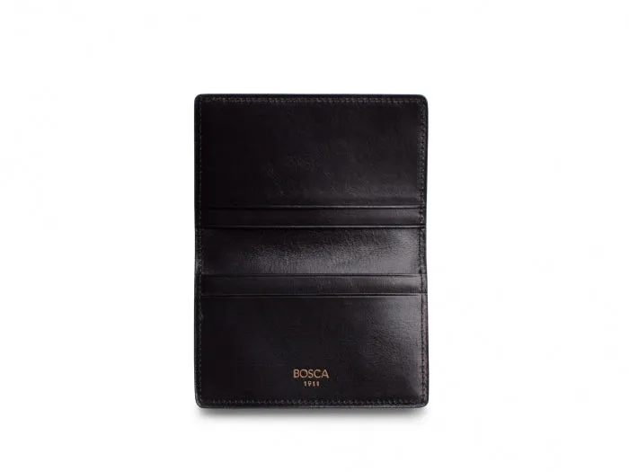 Bosca - Dolce Leather Calling Card Case - Black