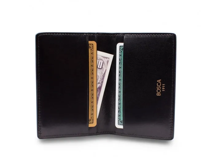 Bosca - Dolce Leather Calling Card Case - Black