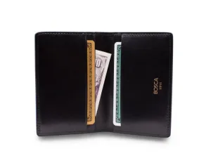 Bosca - Dolce Leather Calling Card Case - Black