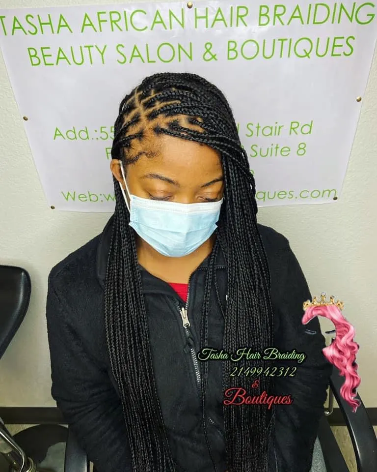 Box braids, Knotless Braids, Small Braids, Jumbo Braids