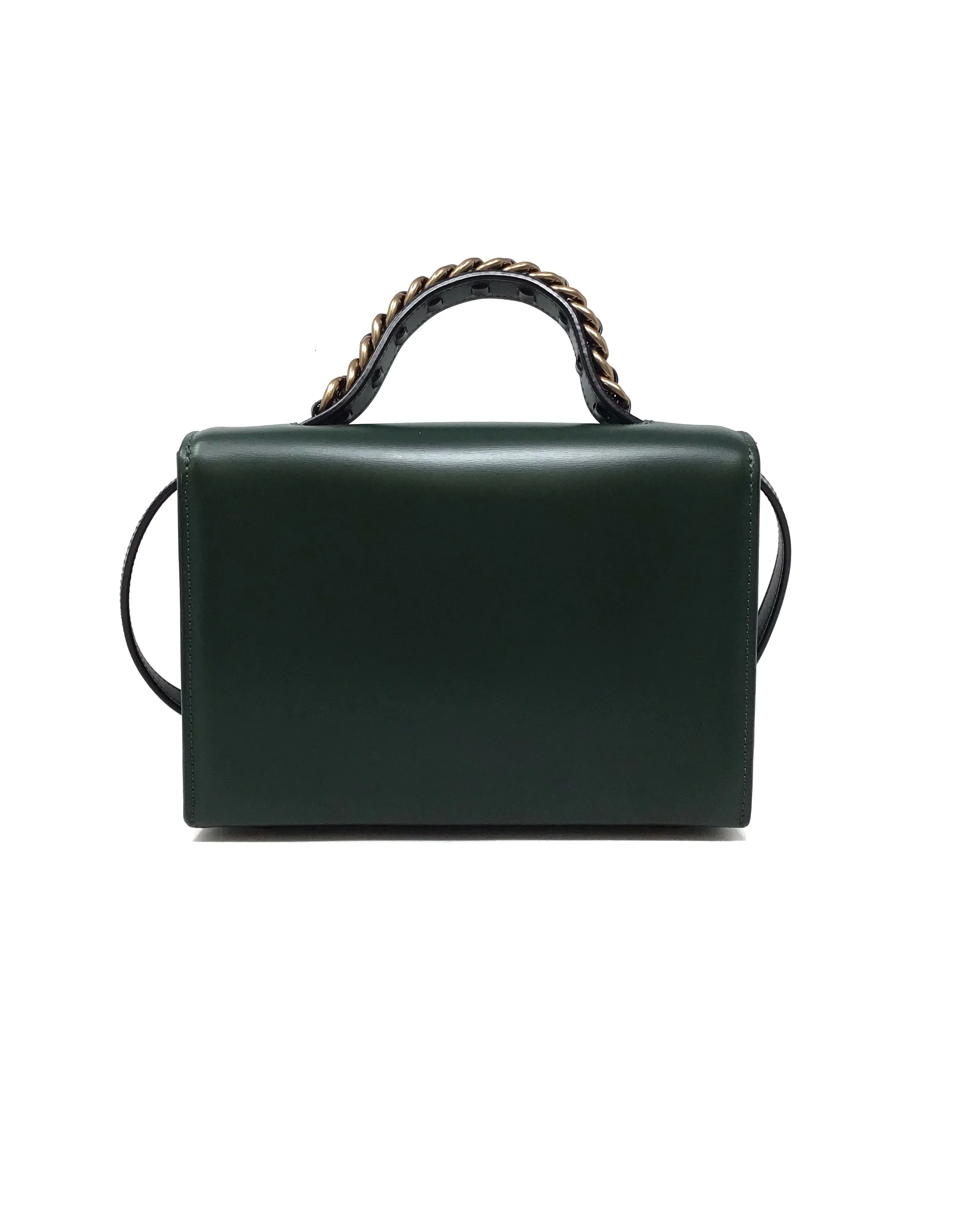 Boyy Basil 'Fred 23' Calfskin Chain Trim Handle Oversized Buckle Bag