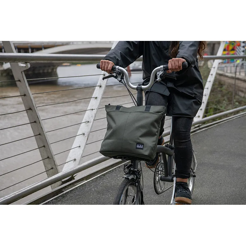 Brompton Borough Tote S, Olive, with frame