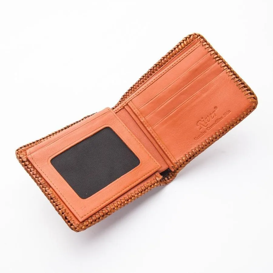Brown Hardcore Tail Crocodile Wallet