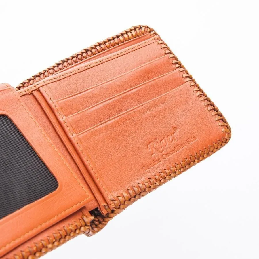 Brown Hardcore Tail Crocodile Wallet
