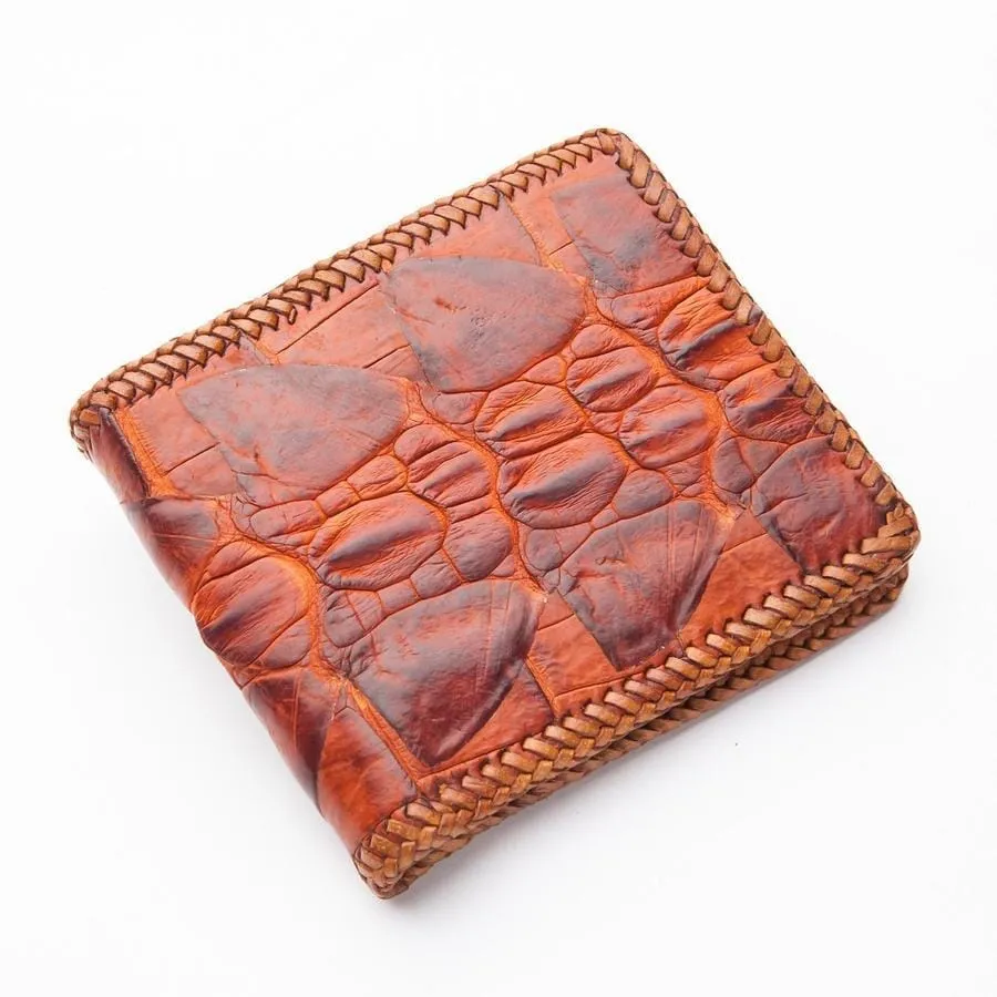Brown Hardcore Tail Crocodile Wallet