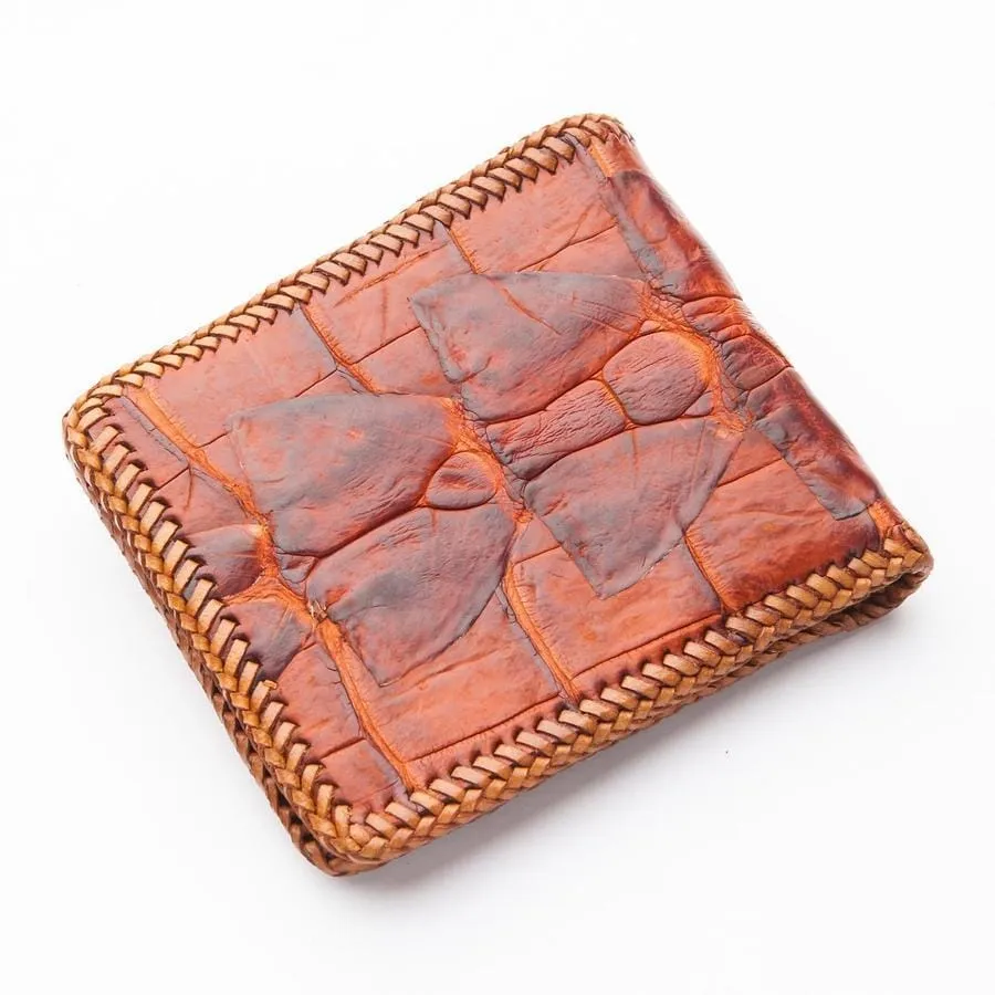 Brown Hardcore Tail Crocodile Wallet