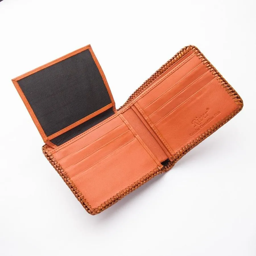 Brown Hardcore Tail Crocodile Wallet