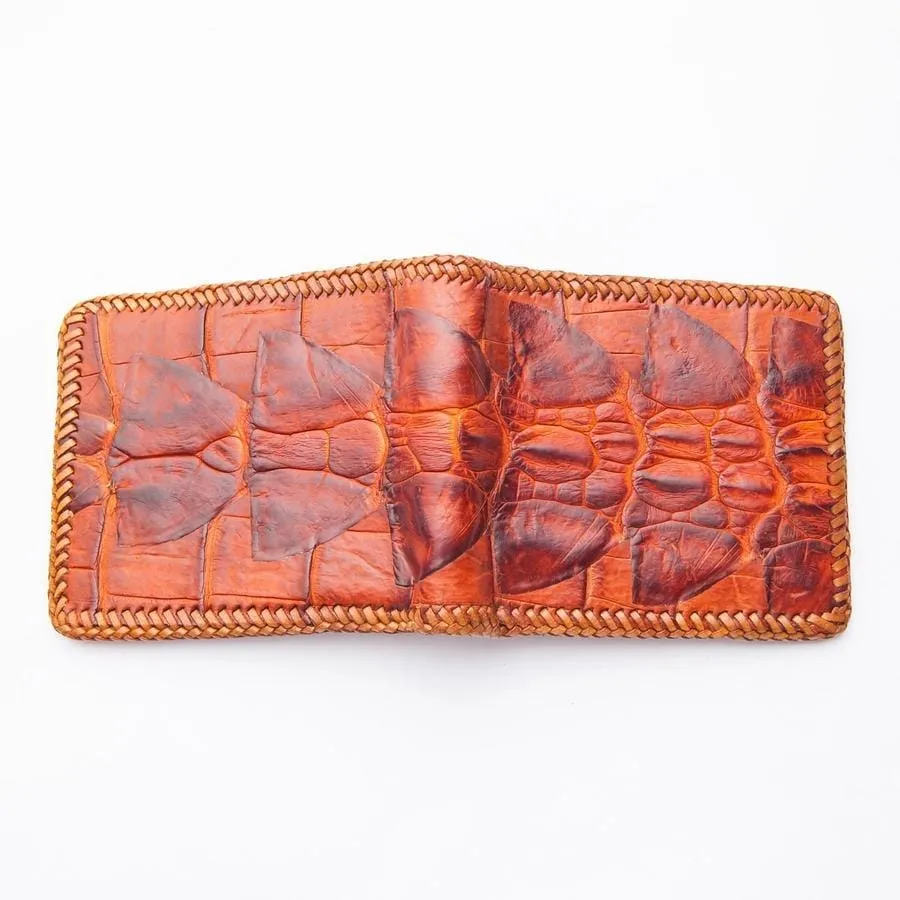 Brown Hardcore Tail Crocodile Wallet