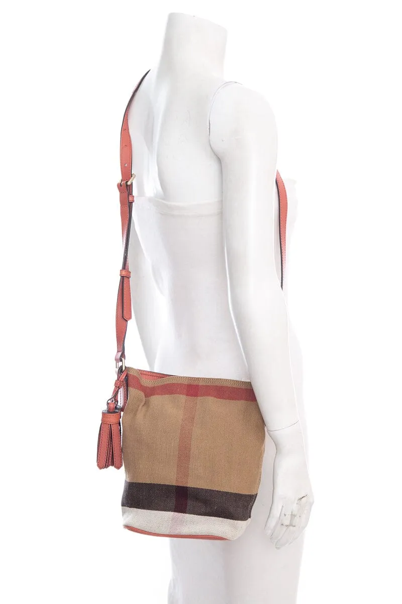 Burberry Nova Check Pattern Asby Handbag