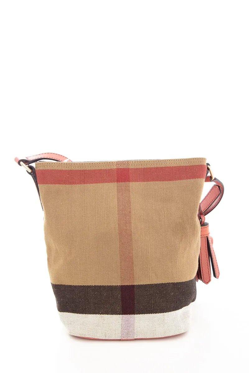 Burberry Nova Check Pattern Asby Handbag