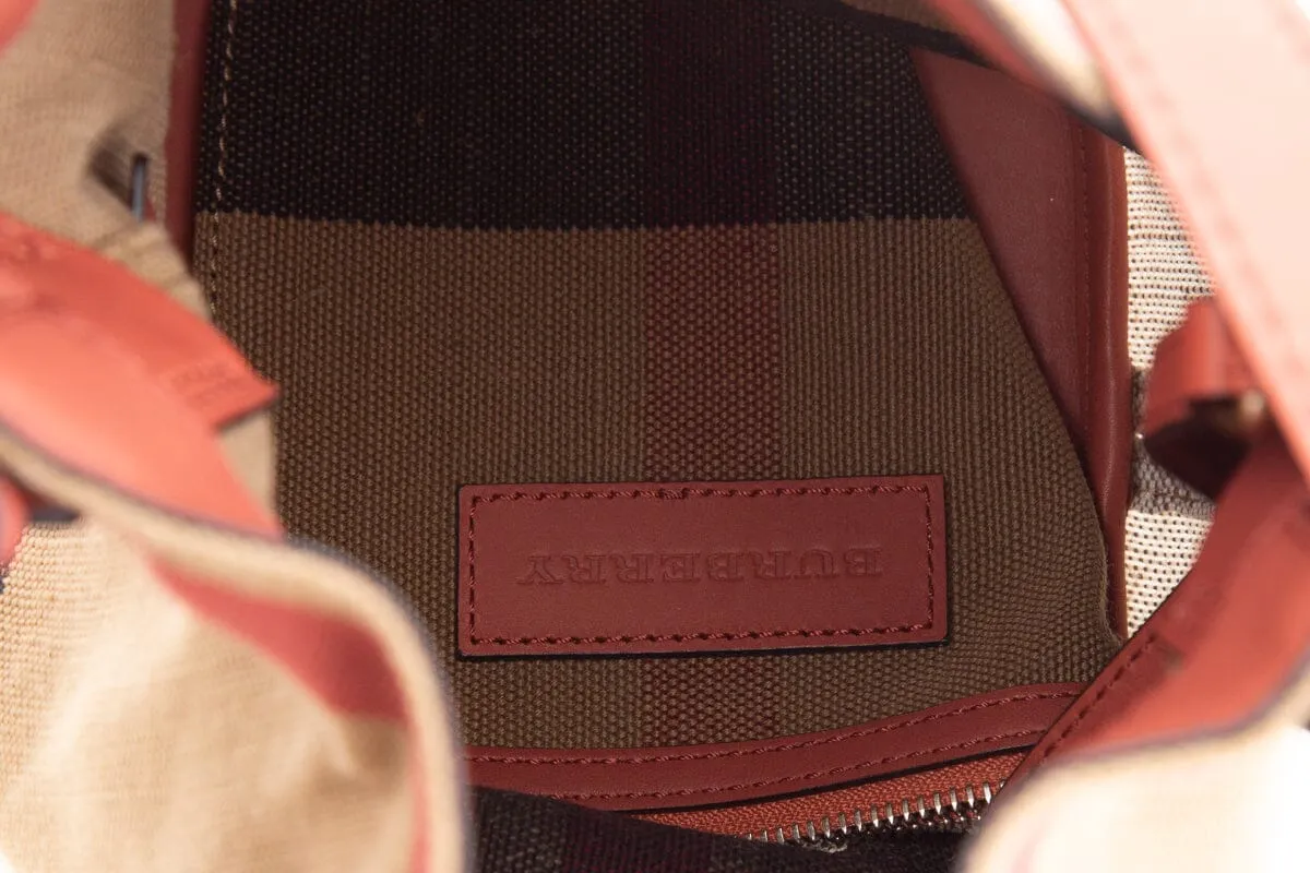Burberry Nova Check Pattern Asby Handbag