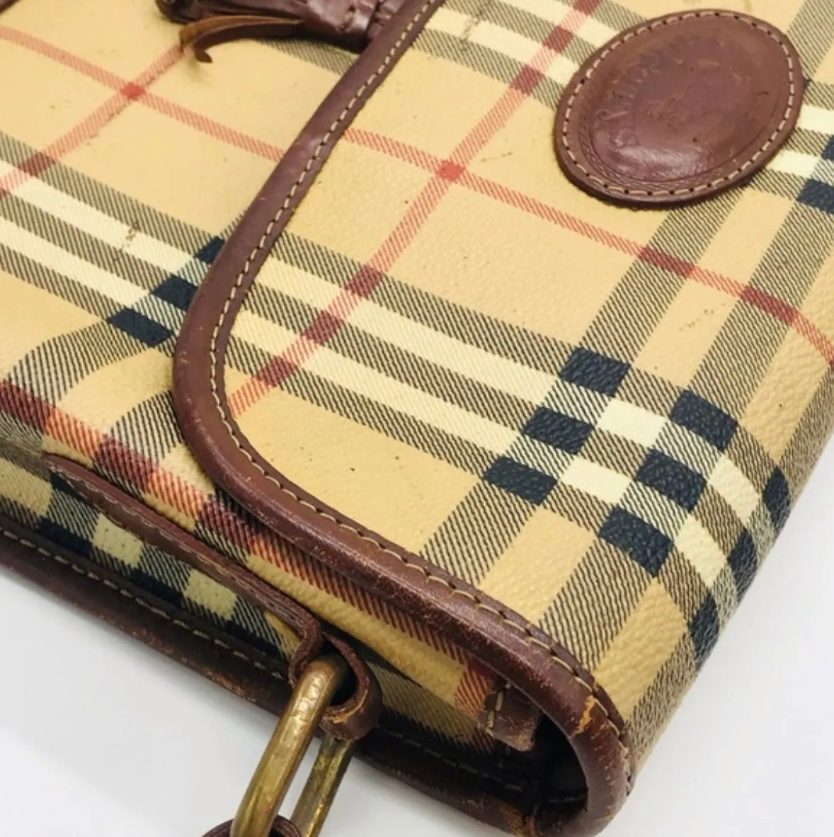 BURBERRY Nova Check Shoulder Bag