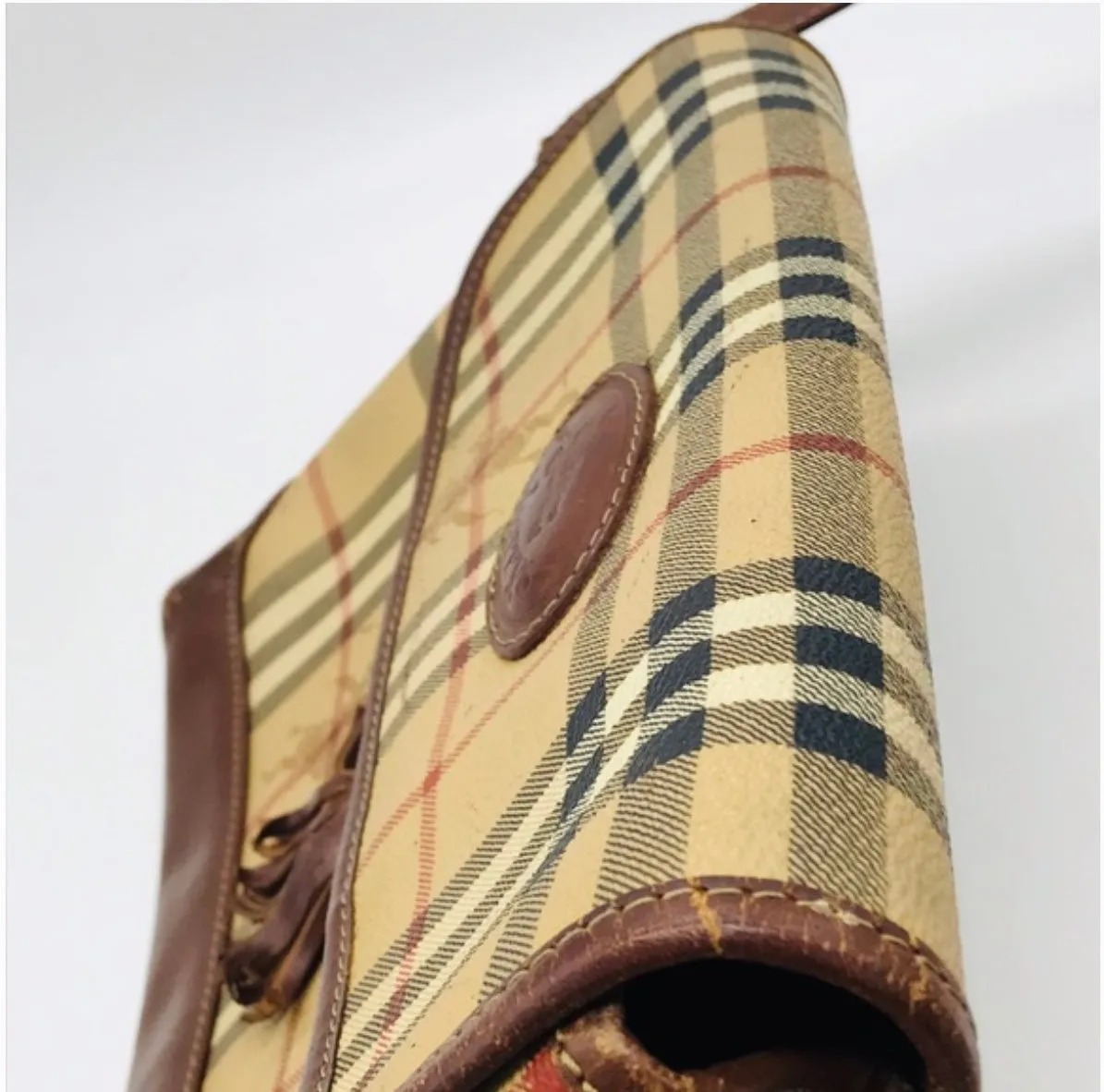 BURBERRY Nova Check Shoulder Bag