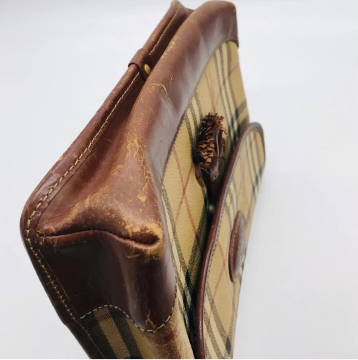 BURBERRY Nova Check Shoulder Bag
